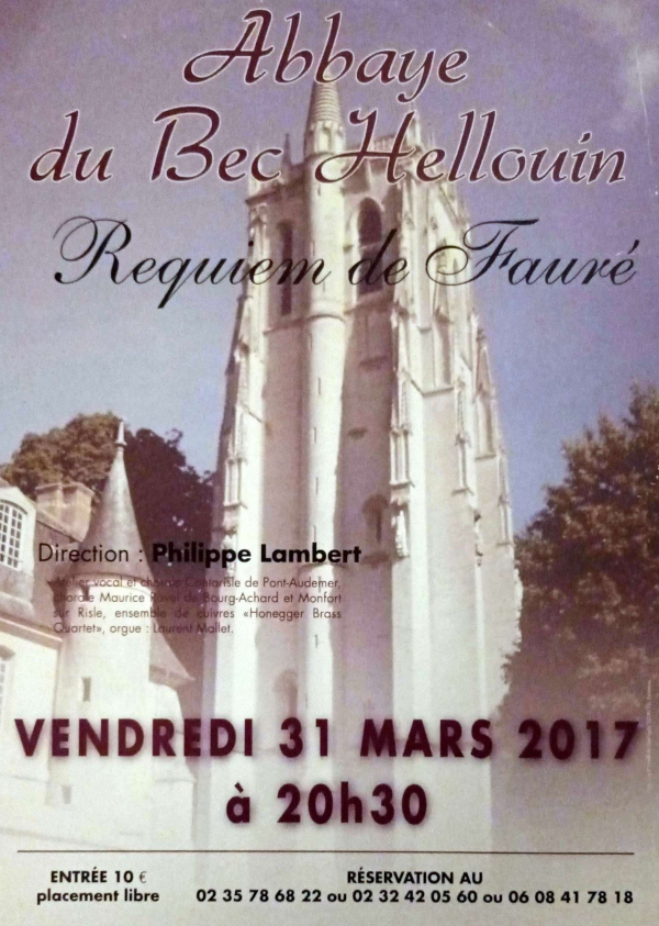 Concert « Requiem de Fauré »